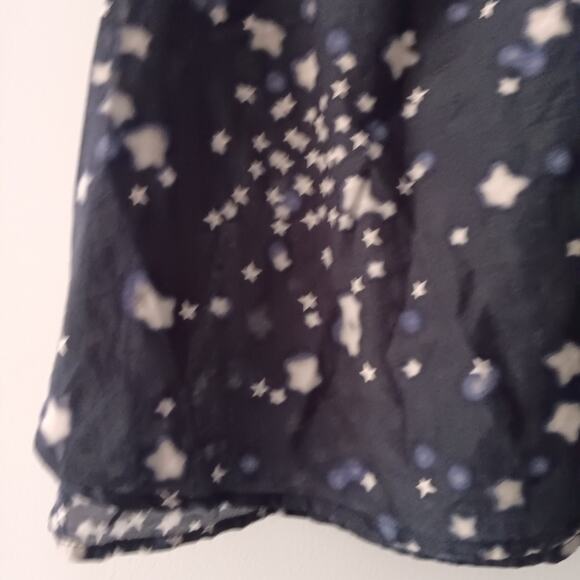 Xirena Star Print Cotton Tank Navy M - Picture 5 of 7